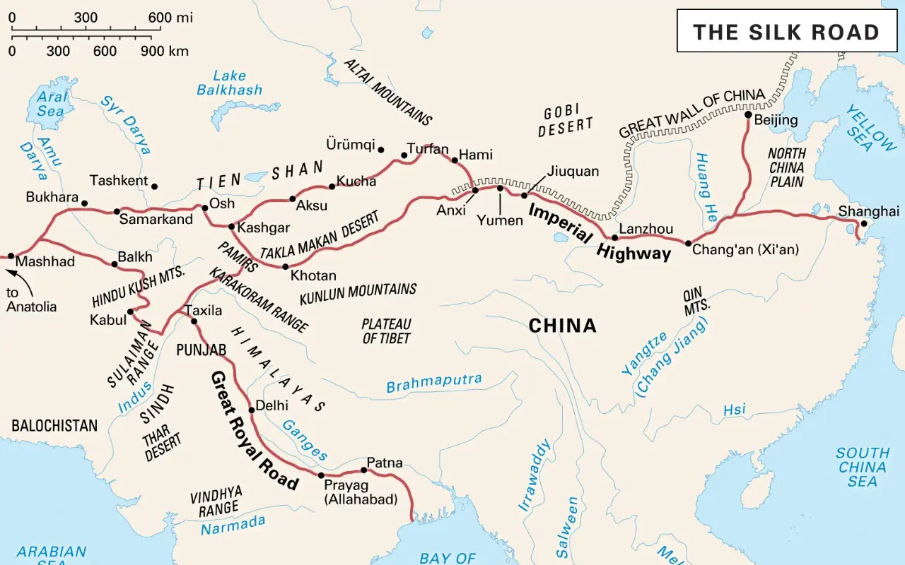 The Silk Road and the birth of intercultural travel