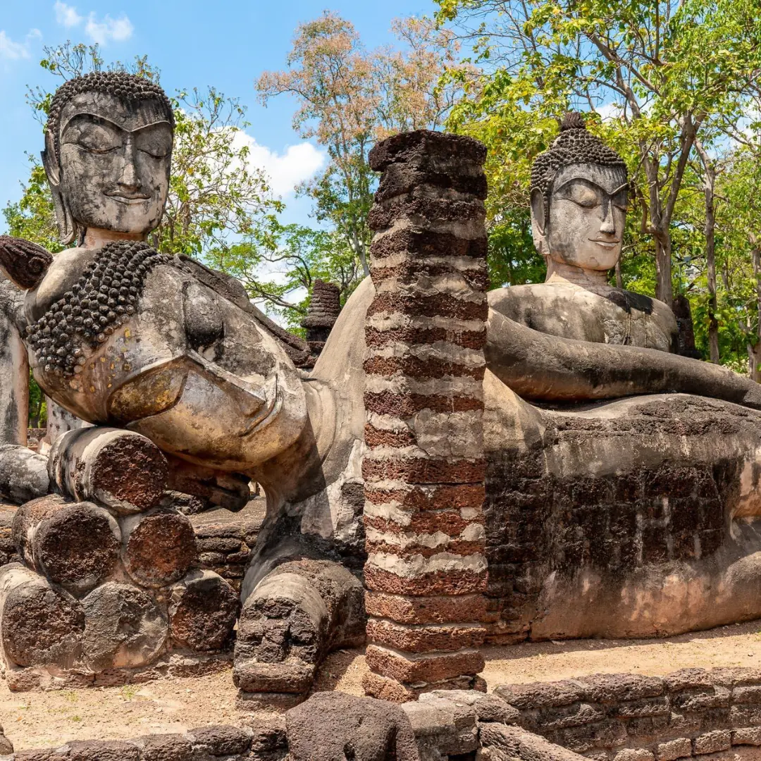 Relajación profunda entre aromas, templos y sonris