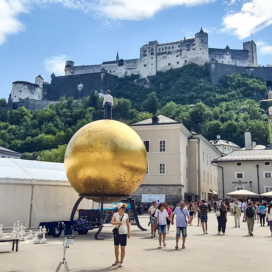 A winter proposal focused on tradition lights and warmth