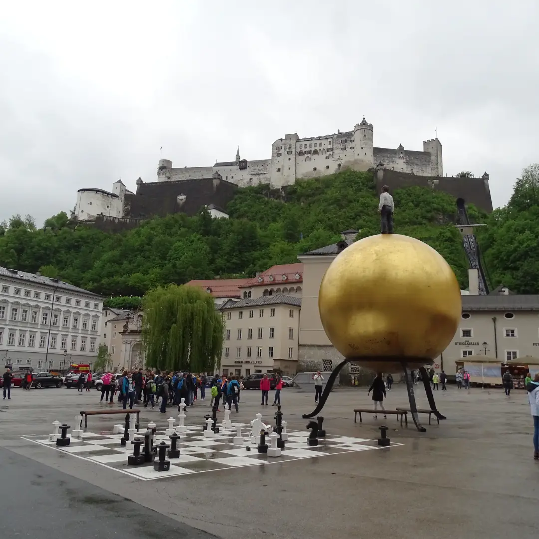 A winter proposal focused on tradition lights and warmth