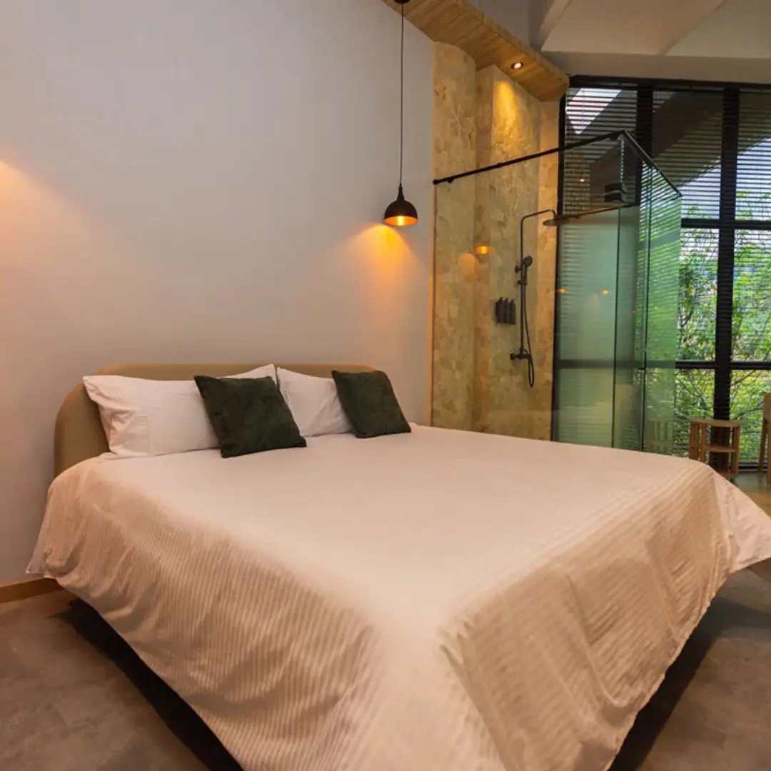 Descanso sofisticado y acogedor