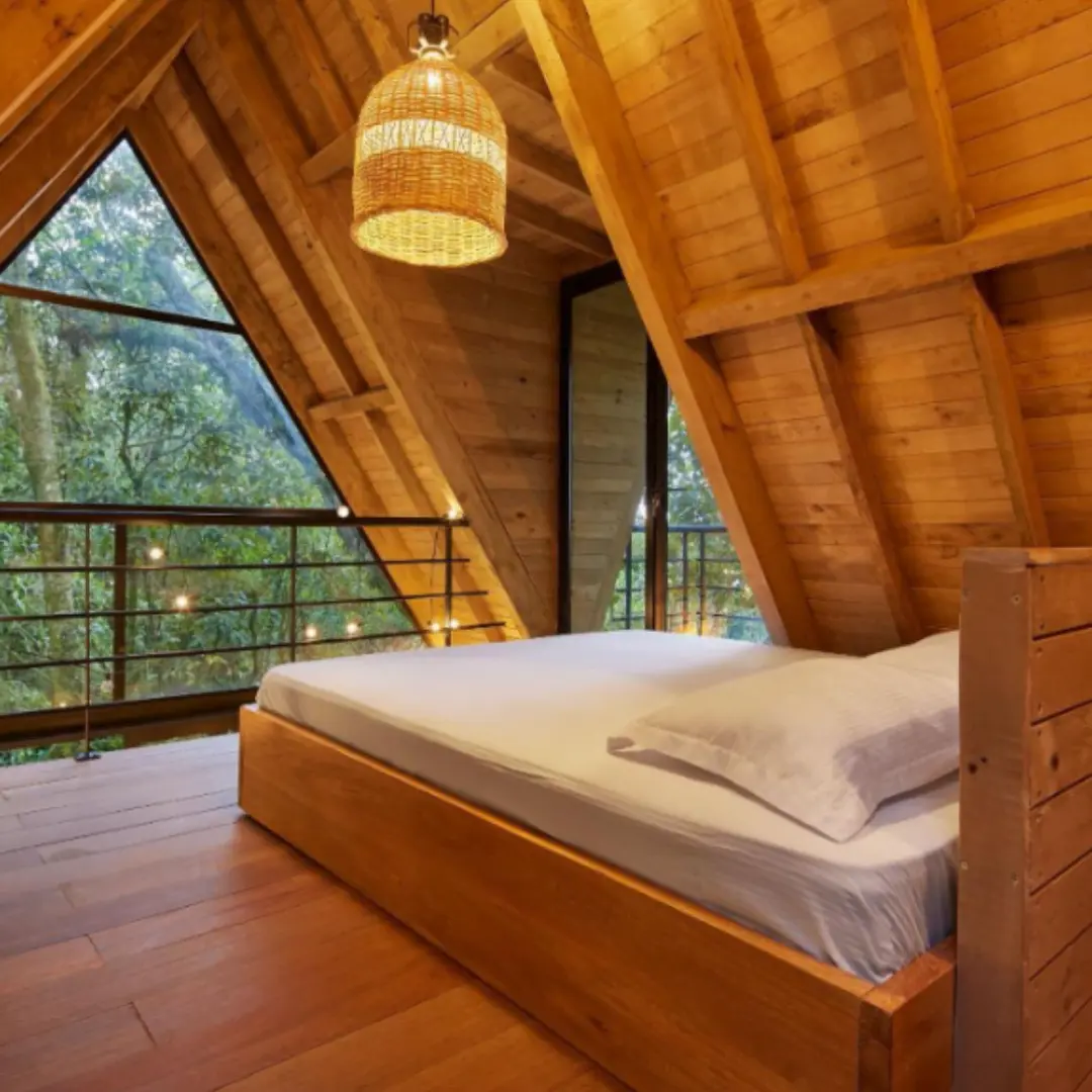 Despertar entre bosques y calma